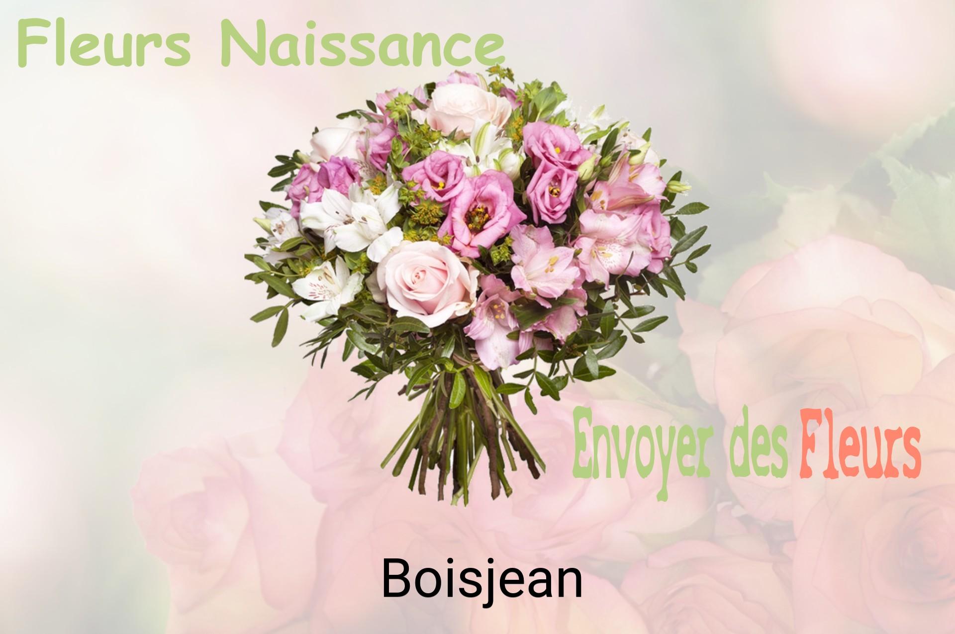 Bouquet de fleurs de naissance livré à Boisjean